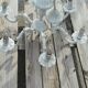 Bronze luster 6 branches patinated