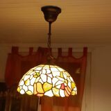 Tiffany-style pendant light – Ø 30 cm – genuine glass – heavy