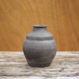 Vintage clay vase, minimalist vase, brutalist vase, collection, pottery