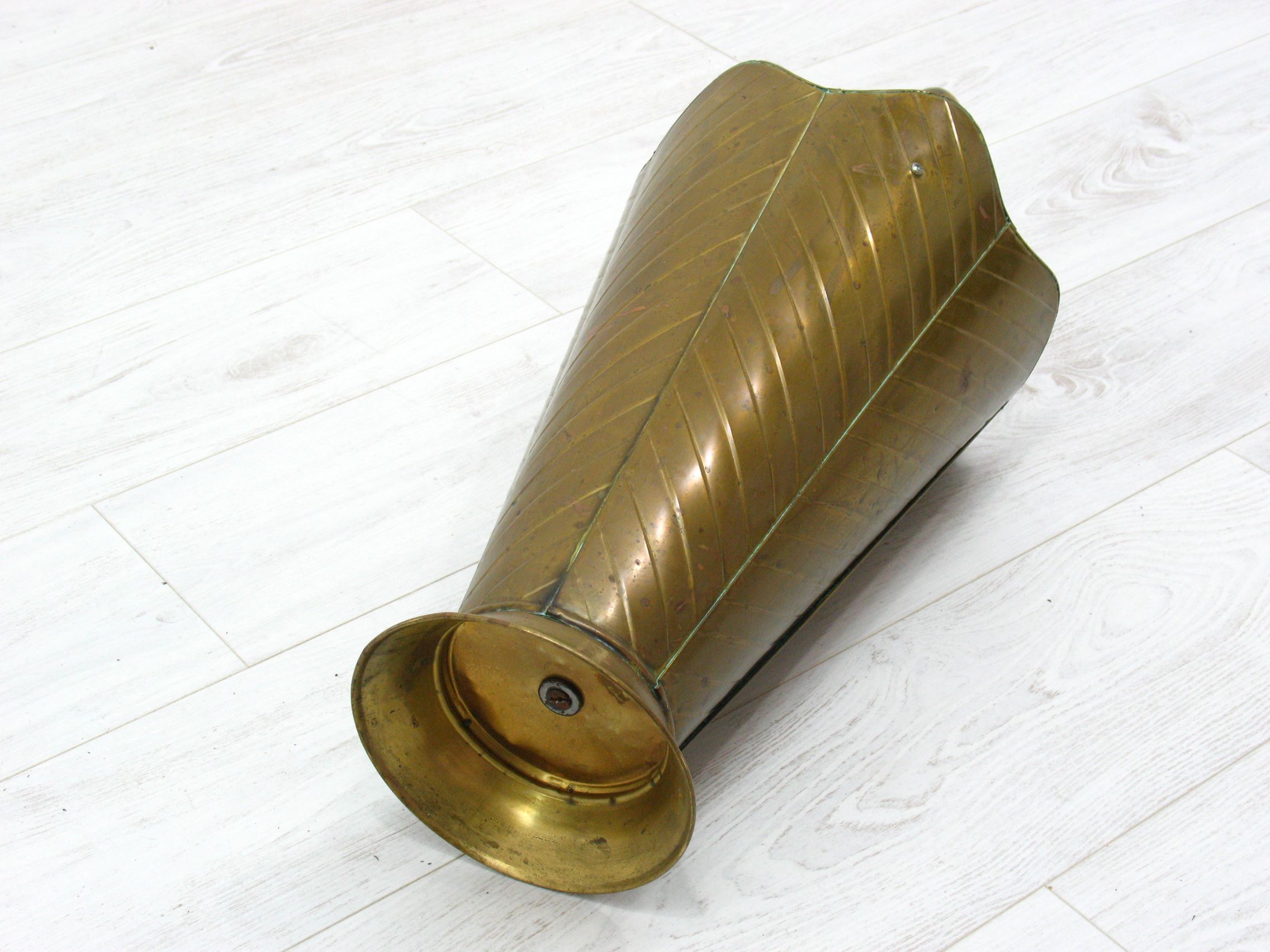 Vintage umbrella stand in metal, 1970s