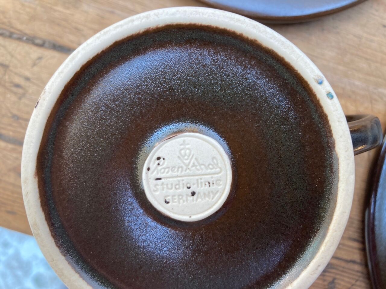 Rosenthal service in brown porcelain