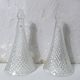 2 stemless glasses, champagne flutes, Henri Maire vintage glass.