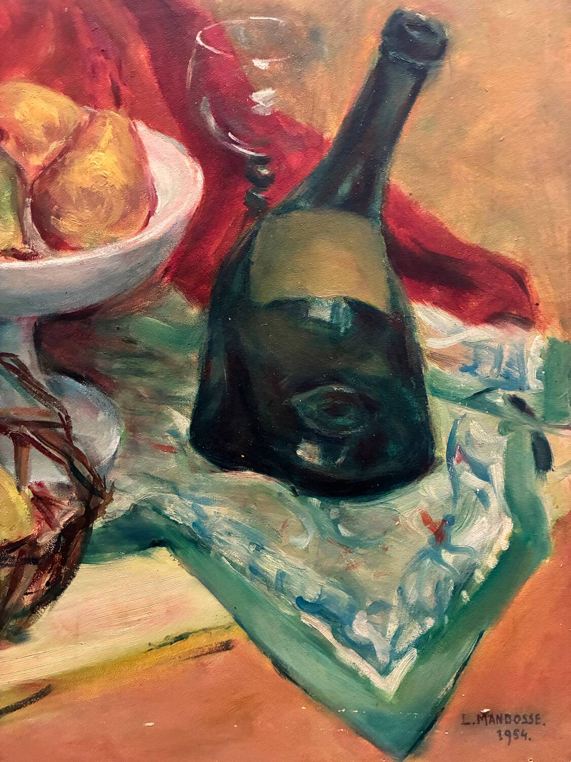Nature morte de Lucien Mandosse 1954