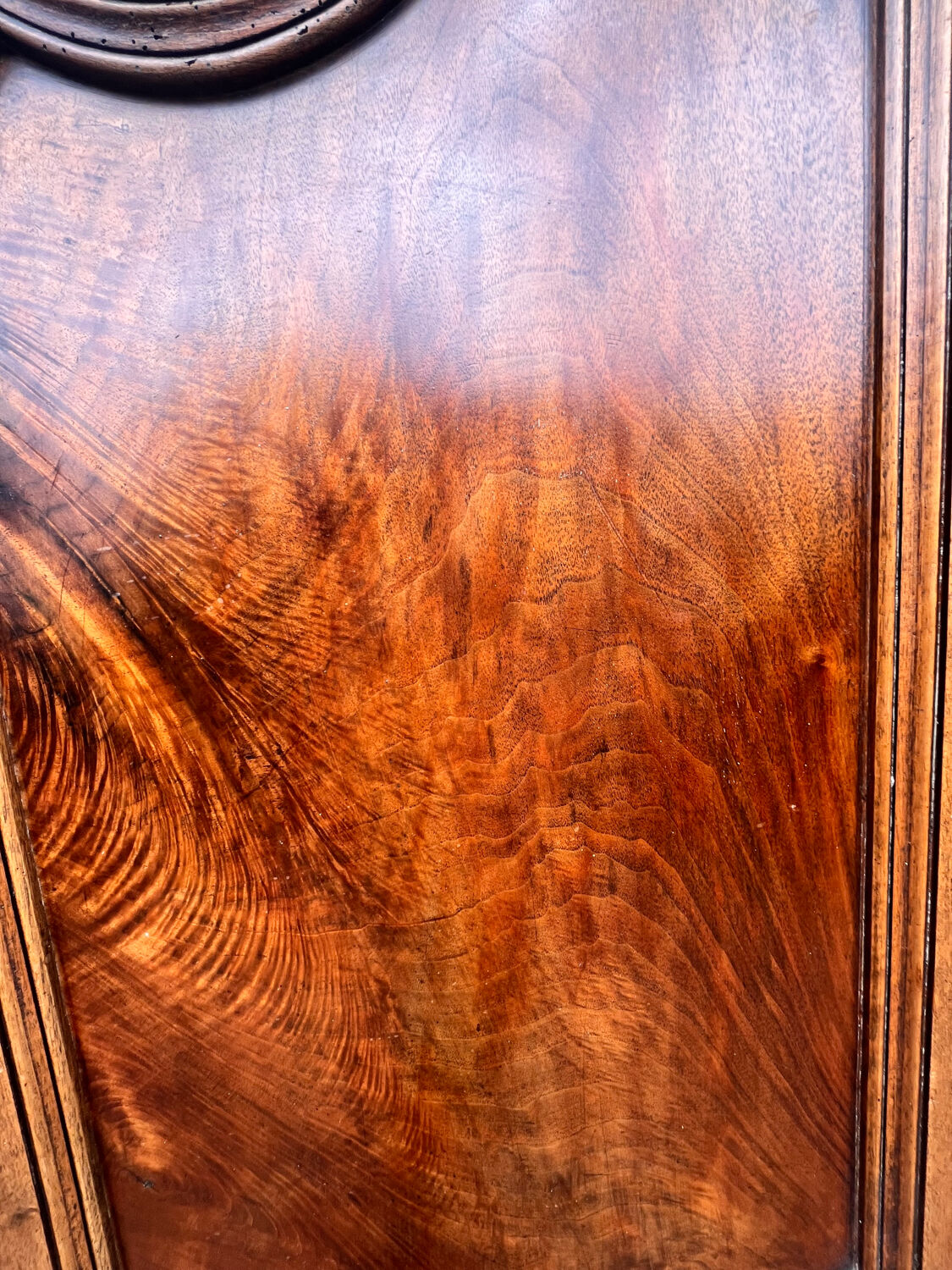 Old wardrobe door