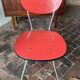Red formica chairs
