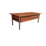 Grand Bureau De Direction En Palissandre De Rio, Arne Vodder