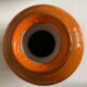 XXXL vase of orange ceramic Italian design 1970
