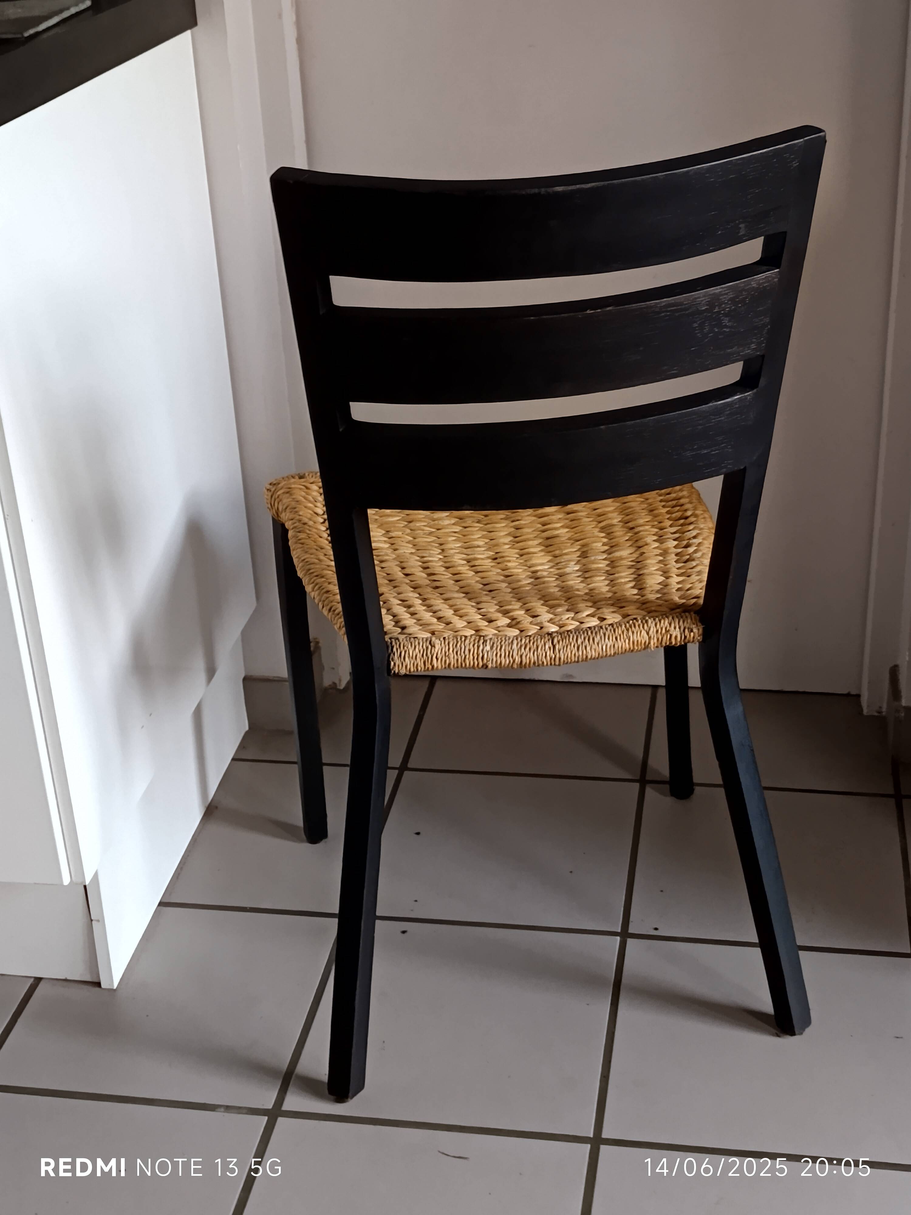 Italian designer rope chair in the Spinetto/Gio Ponti style