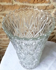 Vase en verre ciselé