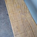 Bench 120 cm patinated solid wood