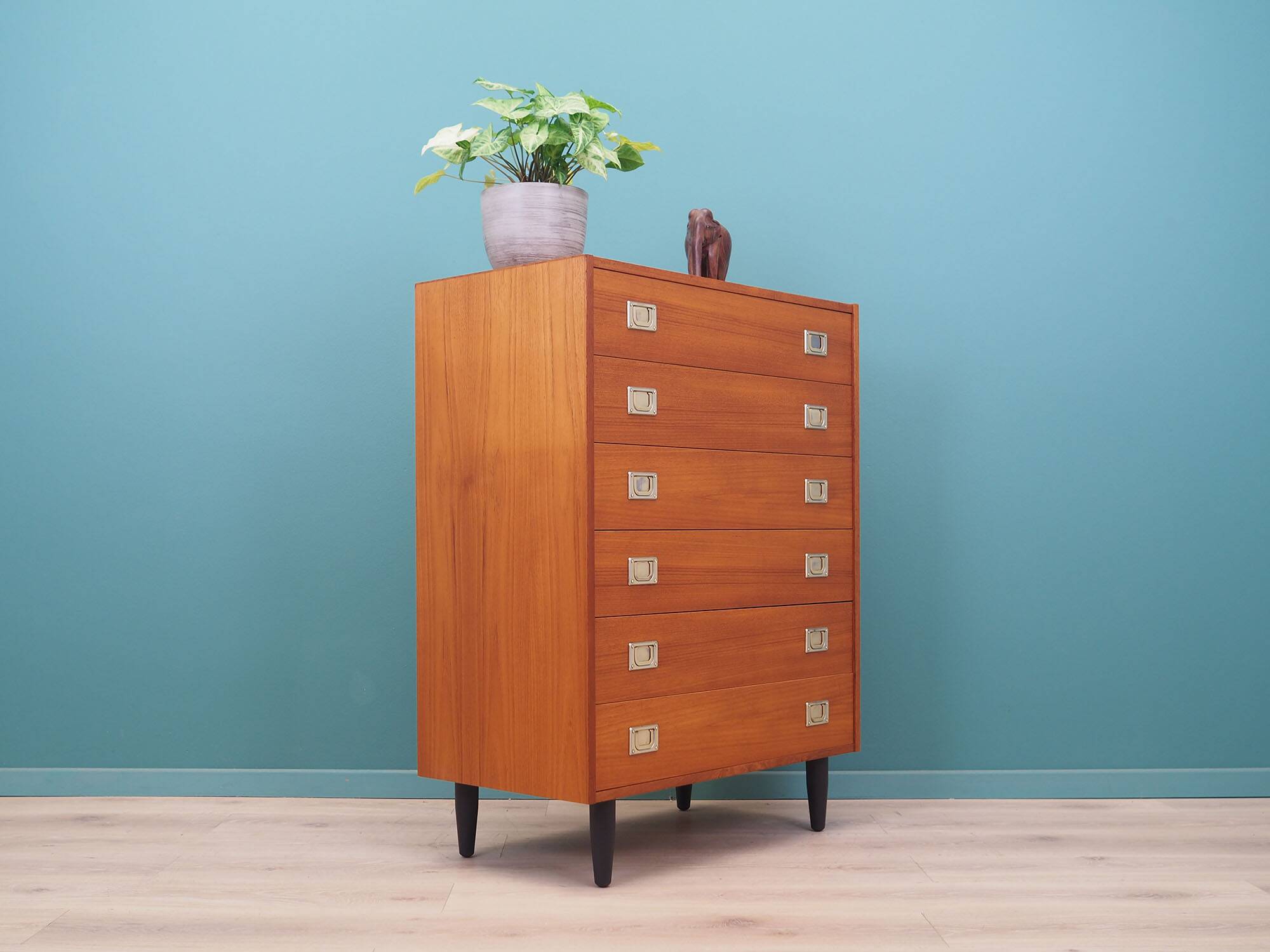 Commode en teck, design danois, années 1970
