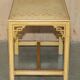 Chinoiserie dressing table in walnut with stool