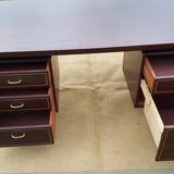 Bureau hollandais en acajou vintage