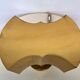 Big design brass table lamp - Czechoslovakia, 1980s