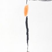 Original signed engraving Riera I Arago Jose Maria, Avión en ángulo con amarillo, 2010