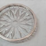 Crystal & silver bottle bottom