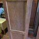 Antique double curtain cabinet in oak