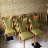 Set of 6 chairs 1960