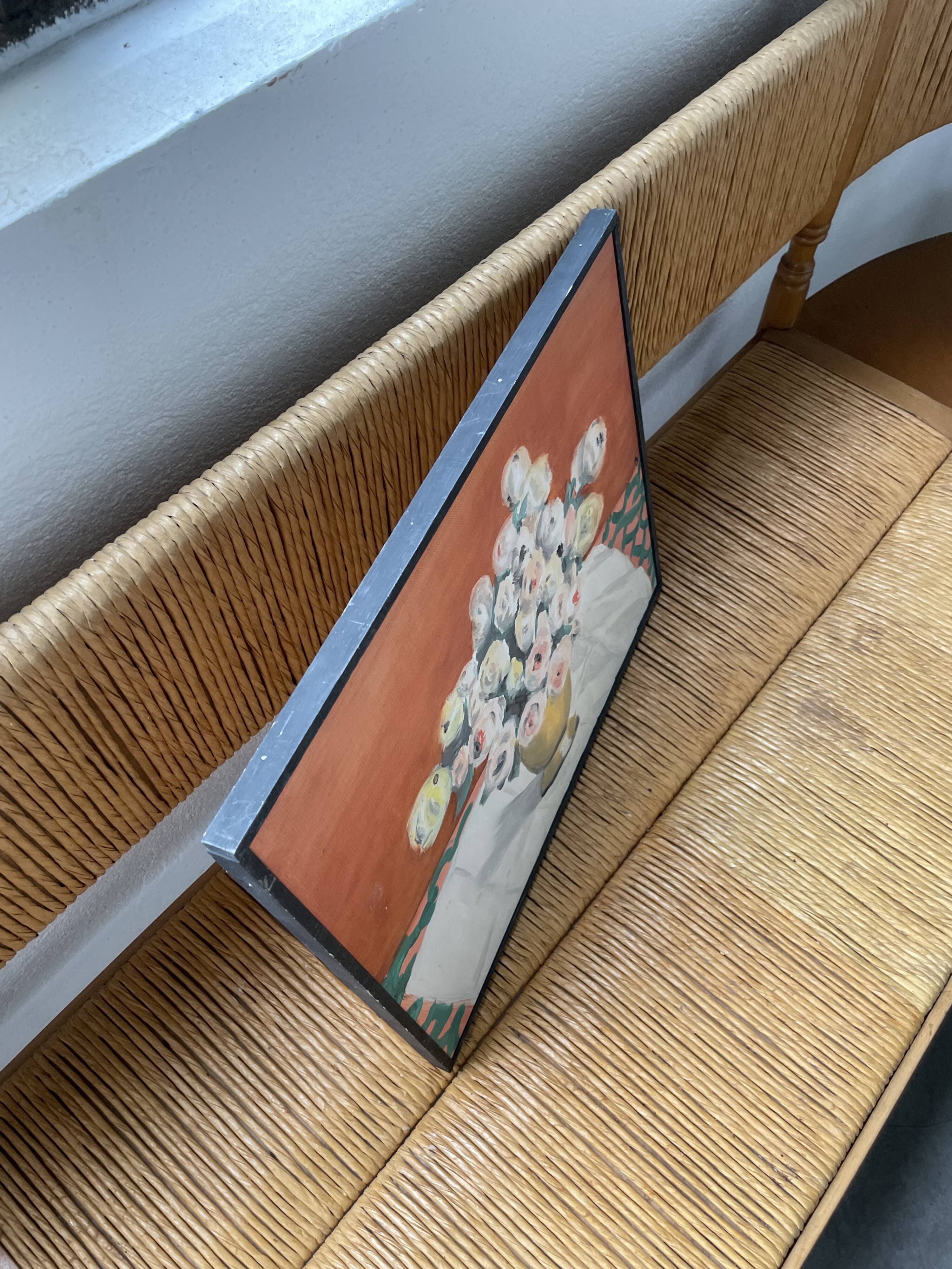 Oil painting flowers