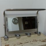 Mirror wall coat rack