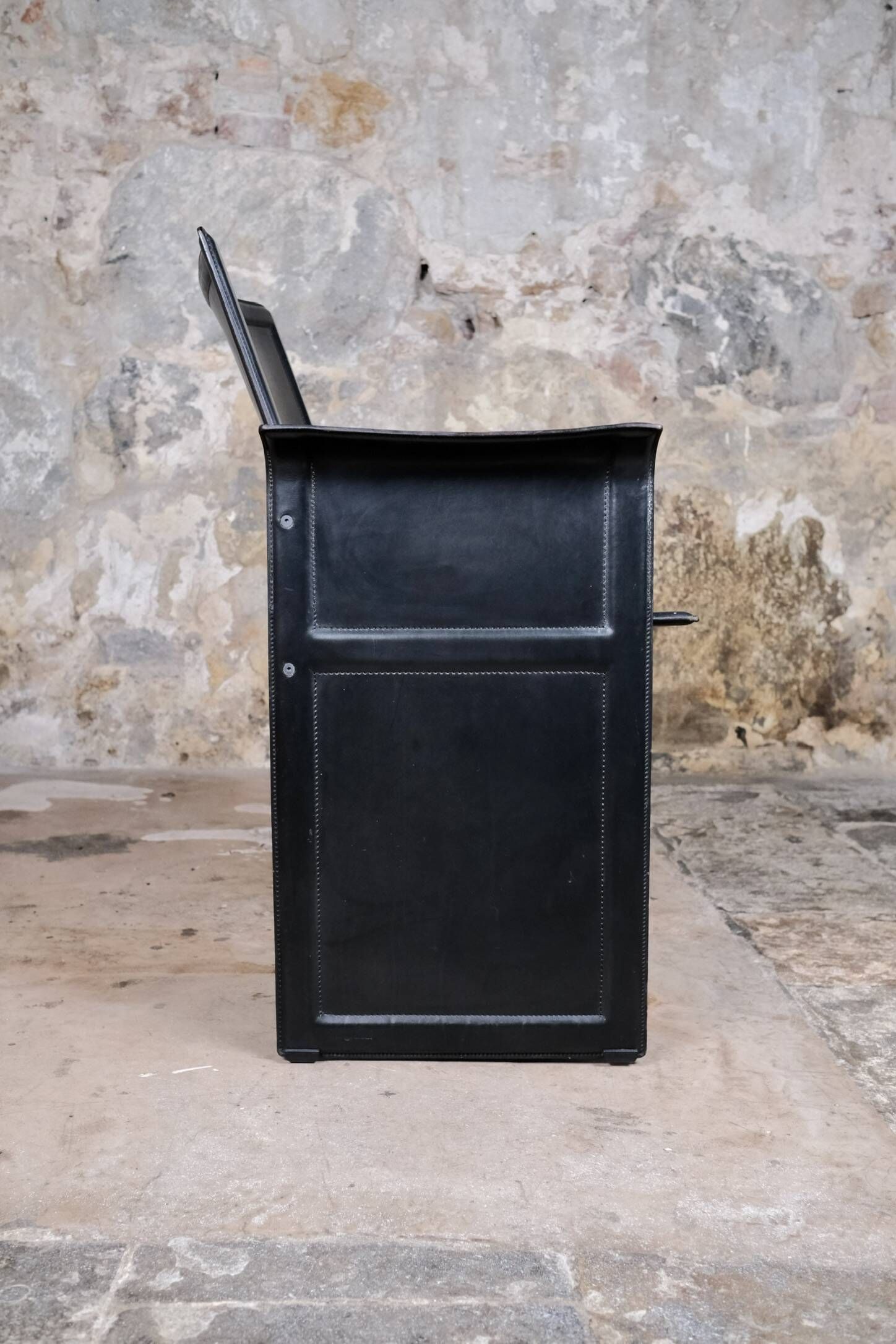 Series of 4 Korium chairs, Tito Agnoli for Matteo Grassi, 1980s