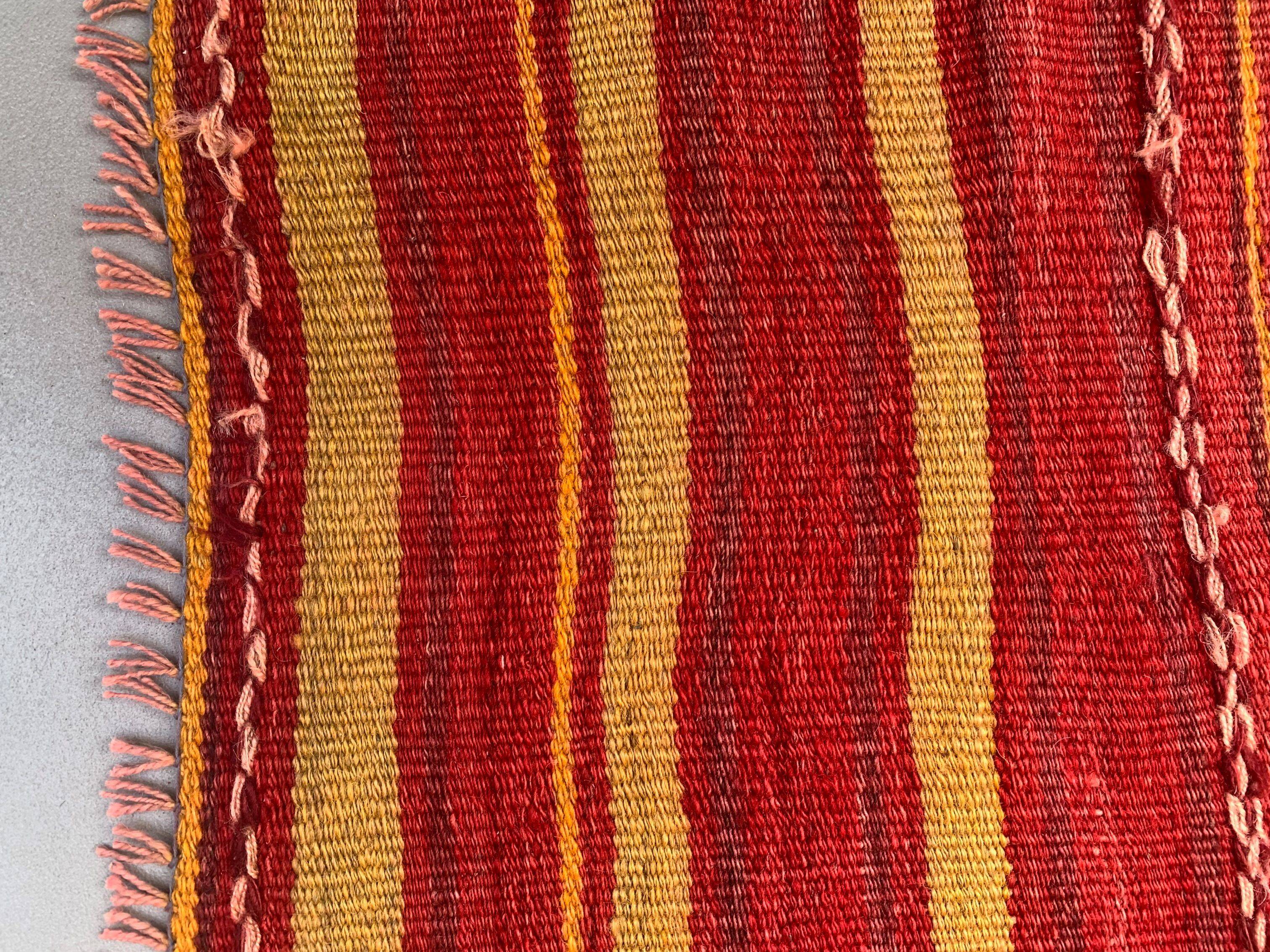 Old Turkish narrow Kilim Runner 320x53 cm shabby chic, vintage kelim