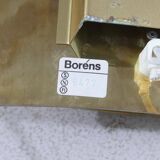 Mid-Century Modern Brutalist Brass Wall Lamps from Boréns, Set of 2, 1970s