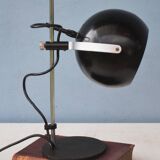 Mid Century Lamp Halo Leuchte Ball Eye - Space Age Black  - Germany Made
