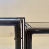 Trundle table 1970 metal bamboo way