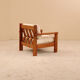 Pine armchair, 1970s