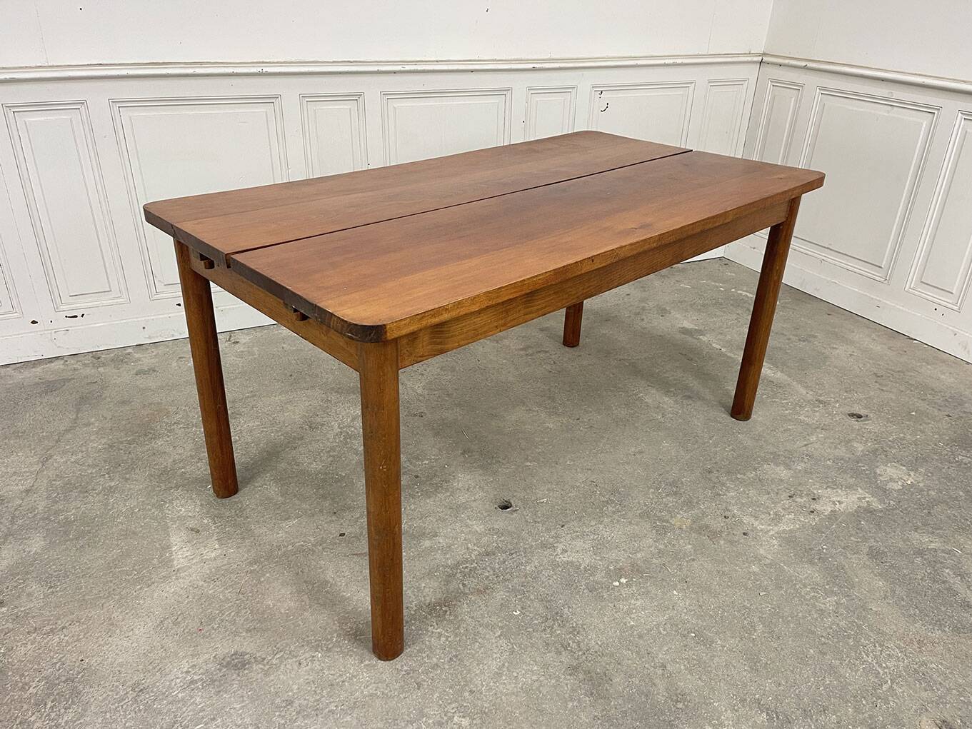 1950s Modernist Extendable Wooden Table