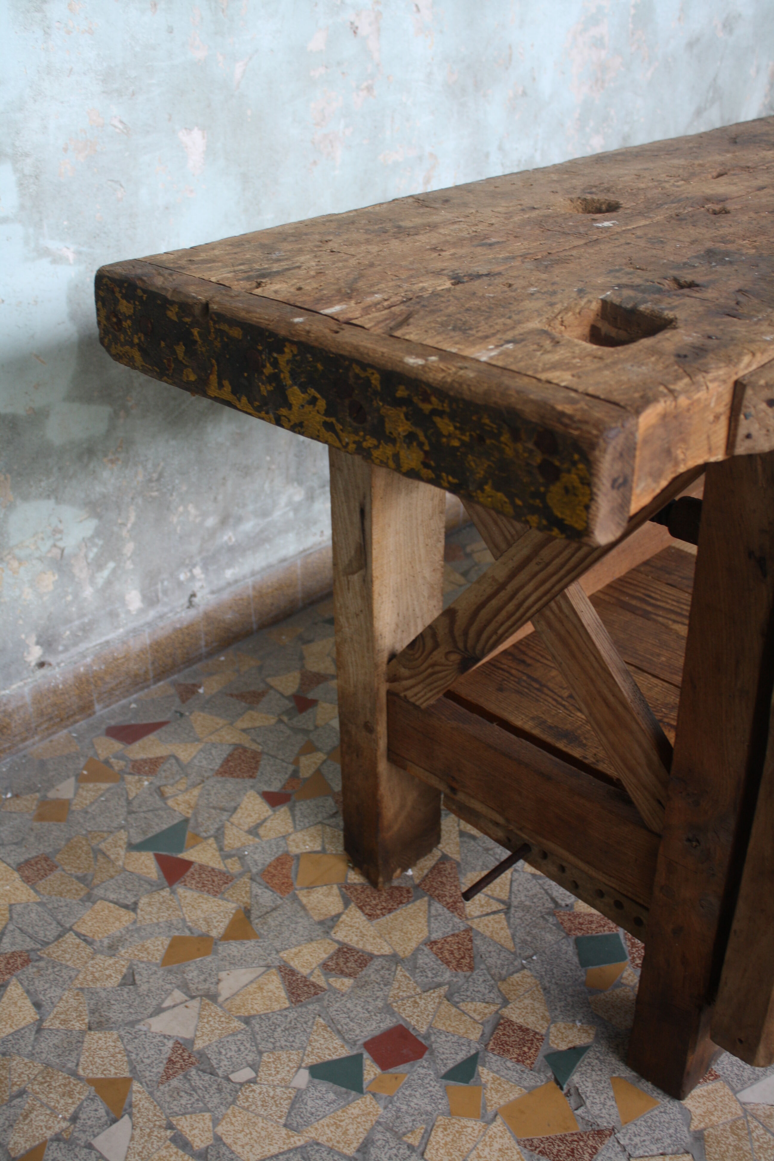 Established rough wood carpenter