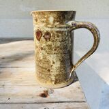 Pyrite stoneware pitcher Guy Roland Marcy