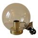 Lamp luminaire globe ball transparent glass base brass deco office living room