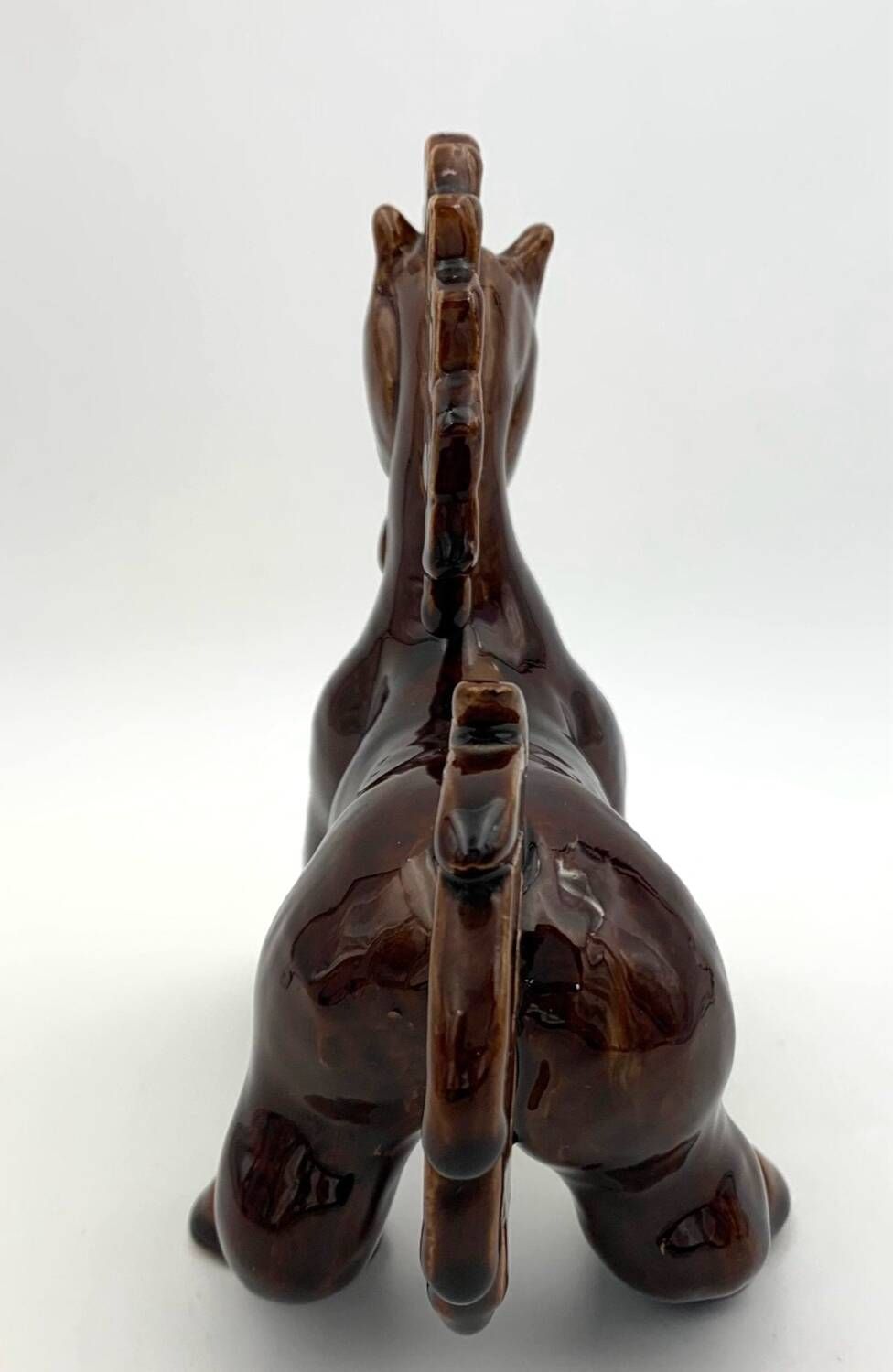 Vintage ceramic horse statuette, 1950s-1960s.
