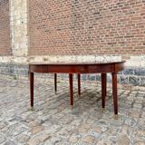 Table de salle à manger en acajou massif d’époque Louis XVI XVIII eme