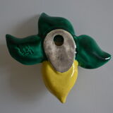 Citron in ceramic sign albert ferlay in vallauris around 1960