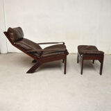 Westnofa armchair and ottoman, Norway 1960