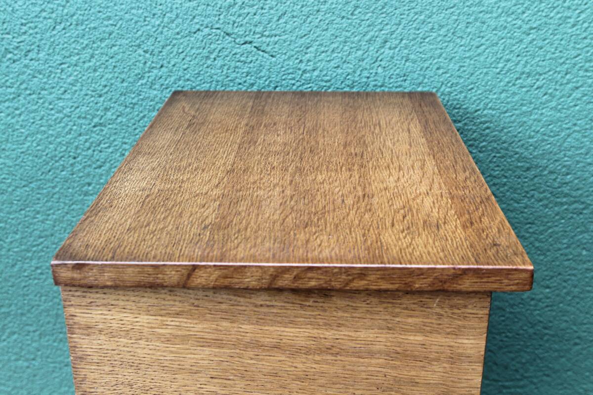60s bedside table, compass feet