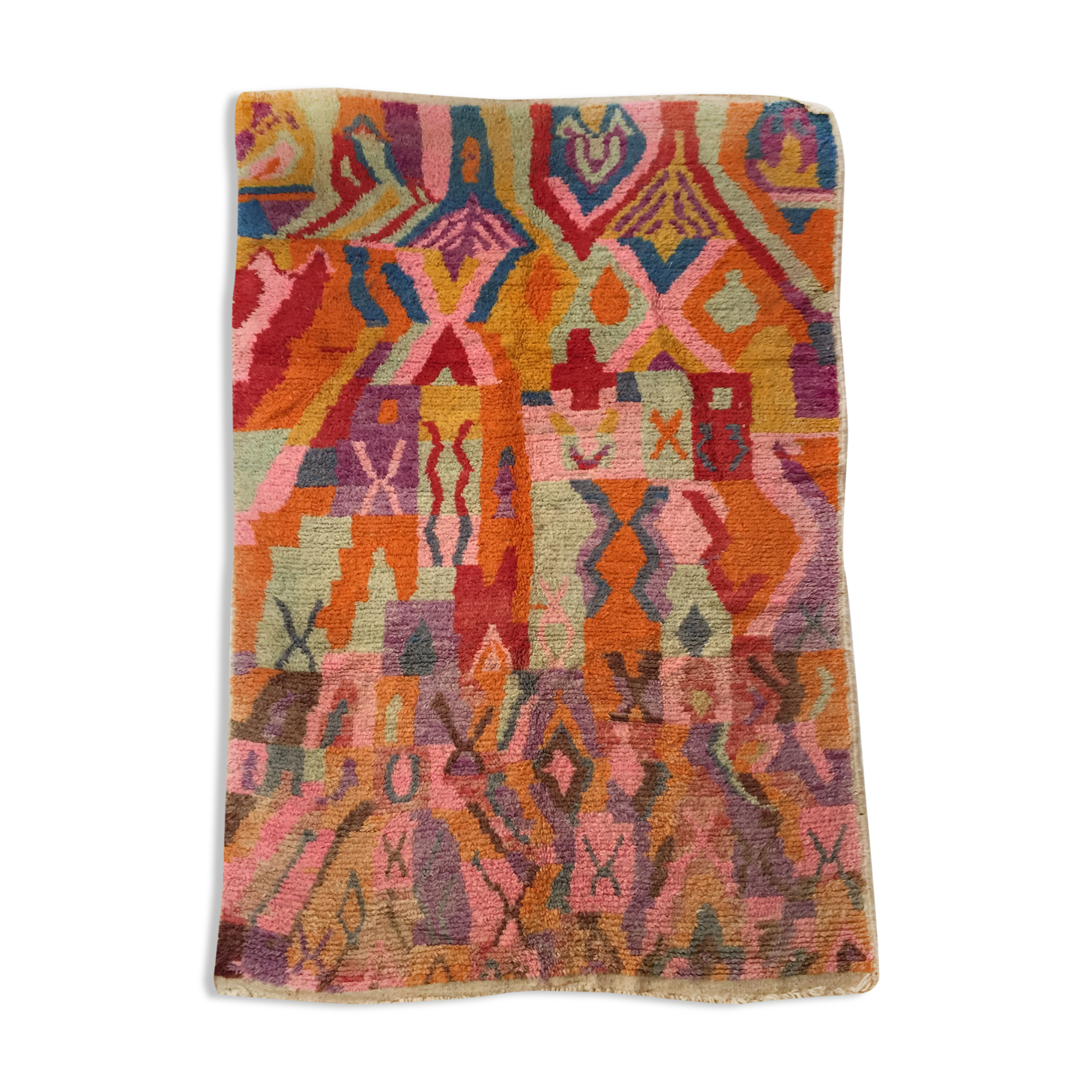 Moroccan berber carpet boujaad 271x173cm