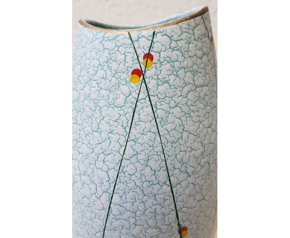 60's Handgemalt Vase