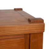 Seltz House solid elm sideboard, 1960s