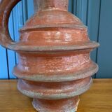 Terracotta pitcher popular art jug 20th century