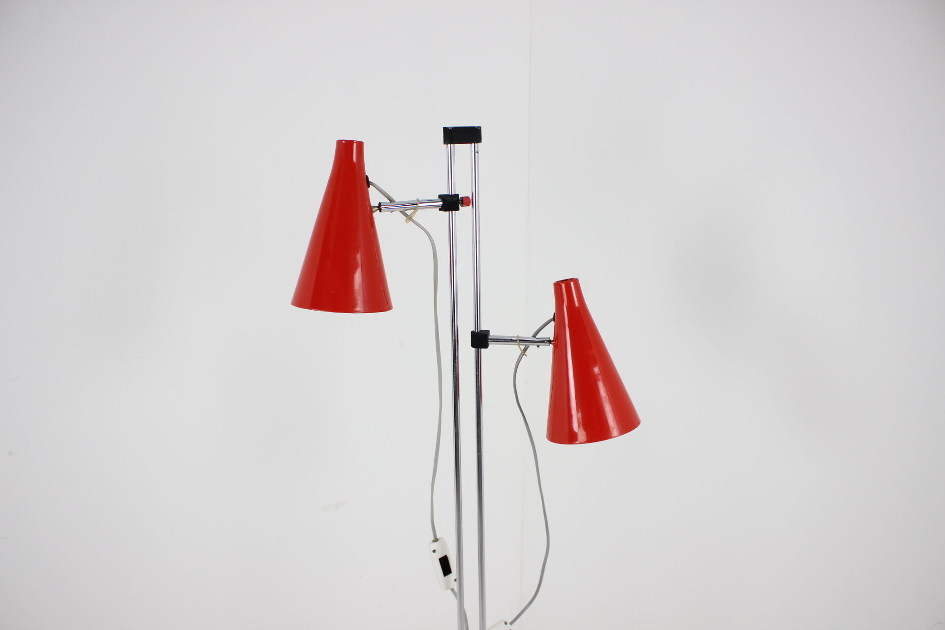 Red floor lamp by Lidokov, 1960s