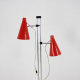 Red floor lamp by Lidokov, 1960s
