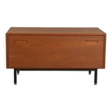 Commode en placage de teck, années 1960
