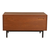 Commode en placage de teck, années 1960