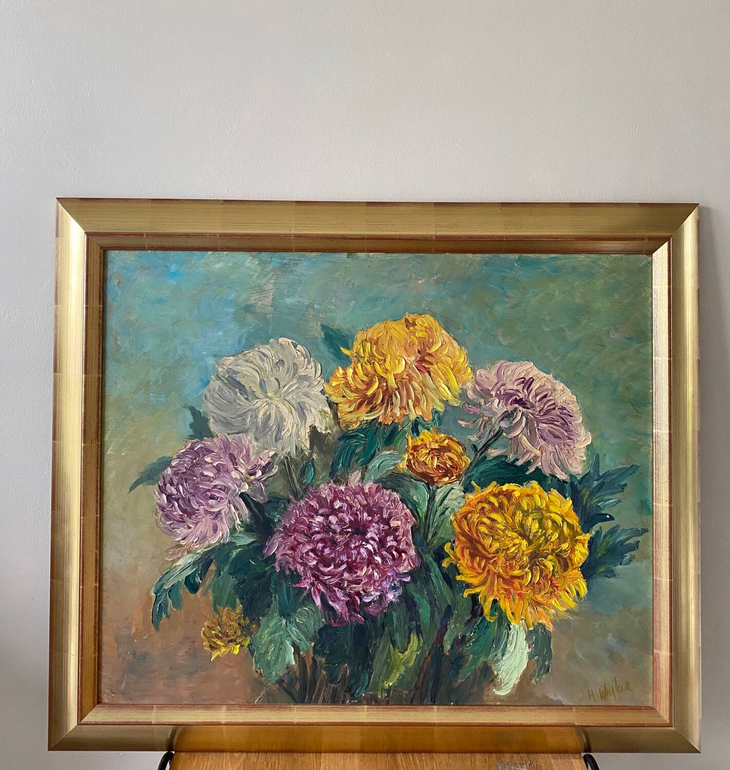 Flower bouquet painting