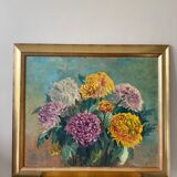 Flower bouquet painting