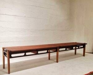 Large bench 1950s – William Watting Scanflex | Mid-century modern design furniture